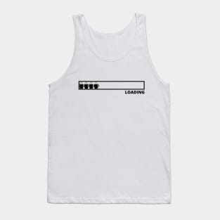 Funny loading bar coffee design Tank Top